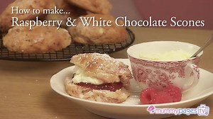 228 reactions · 189 shares | Raspberry & White Chocolate Scones:...