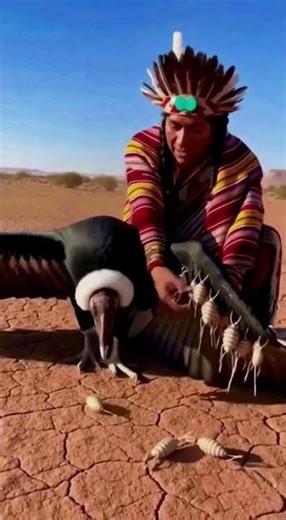 Tribal Man Saves Dying Condor