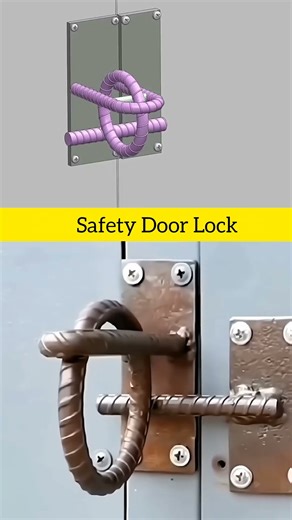 Simple house lock #design #technology #mechanic #mechanical #engineering #lock