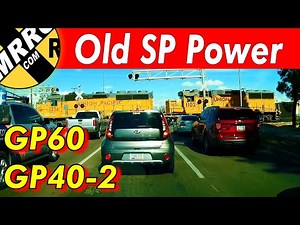 Rare EMD GP60 and GP40-2 - Both Built for the Southern Pacific as units 9715 and 7610