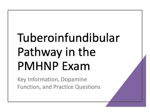 Tuberoinfundibular Pathway PMHNP Exam