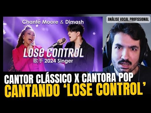 DIMASH cantando 'LOSE CONTROL'?? A TÉCNICA DO CLÁSSICO na música POPULAR