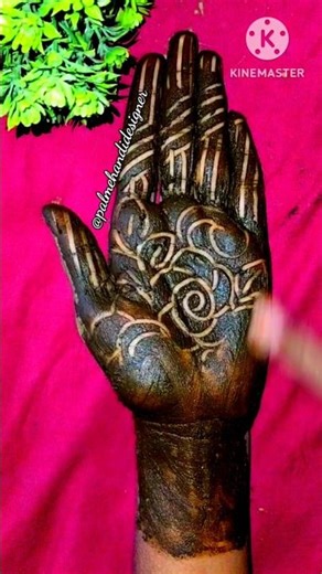 🌹 Rose flower mehandi design #easy #mehndi #viralvideos
