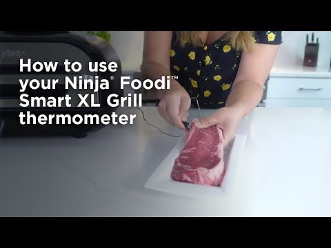 Grill | How to Use your Thermometer (Ninja® Foodi™ Smart XL Grill)