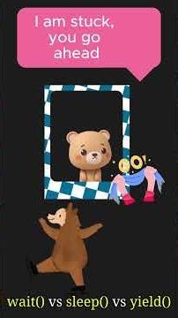 Java Concurrency: wait vs sleep vs yield Explained #k5kc #java