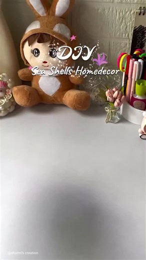 craftbox on Instagram: "Diy sea shells home decor. Note:All credit goes to respectable owner🥰. DM for remove or credit.⁣ ⁣ ⁣ ⁣ #crafts #handmade #art #diy #craft #crafting #love #creative #homedecor #smallbusiness #crafty #handcrafted #artist #gifts #handmadewithlove #design #etsy #diycrafts #giftideas #papercrafts #artsandcrafts #instagood #gift #arts #artwork #homemade #crochet #scrapbooking #cricut #craftersofinstagram"