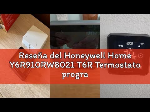 Reseña del Honeywell Home Y6R910RW8021 T6R Termostato programable Inteligente inalámbrico, Negro