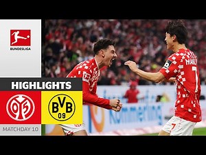 Mainz Gets Another Win vs BVB! | Mainz 05 - Borussia Dortmund 3-1 | Highlights | MD 10 – Bundesliga