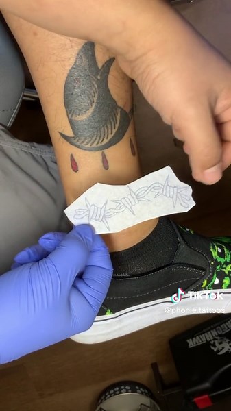 Lace Tattoo Stencil Peel