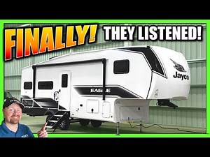 Took them long enough to do it! The 28ft 2026 Jayco Eagle 24MLE Couple's Camping Fifth Wheel RV