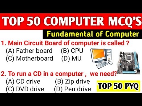 TOP 50 COMPUTER MCQ'S | Fundamental of computer | PYQ #computer #computerscience #BrainWaveAcademy