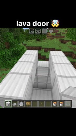 I Made a Working LAVA DOOR in Minecraft! 🤯🔥
