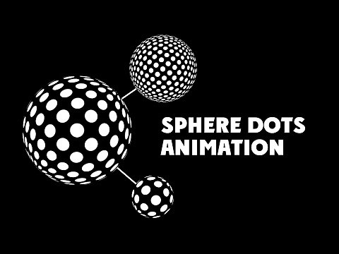Sphere dots animation After Effects tutorial
