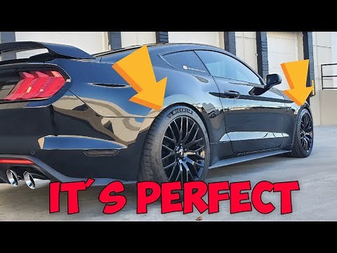How I Got The PERFECT STANCE On My 2019 MUSTANG GT Premium WITH NO RUBBING **LOWERED 5.0 S550**