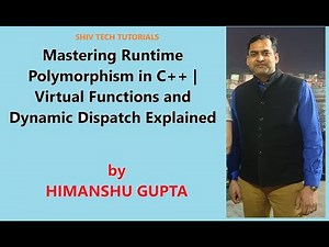 Mastering Runtime Polymorphism in C++ | Virtual Functions and Dynamic Dispatch Explained