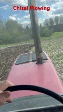 Chisel Plowing with IH 5088 and Glenco Plow #farming101 #farming #plowing