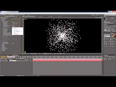 After Effects CS6- Dust Effect Tutorial