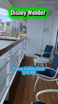 Disney Wonder Concierge Cabin Tour 🚢 | Inside Disney Cruise Luxury #cruiseship #travel #holidays