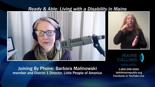 Maine Calling: Ready and Able- Living with a disability in Maine | Maine Calling