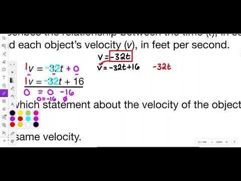 2019 Module 1 Problem 8 Algebra 1 PDE Item and Scoring Sampler