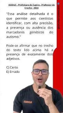 How to identify adjectives #Portuguese #ENEM #PortugueseTips #adjectives #publicserviceexam #studies
