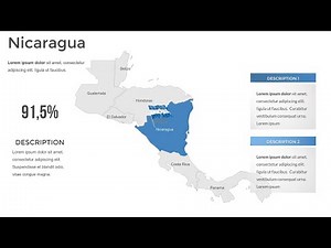 Top Nicaragua Maps PowerPoint Templates for Stunning Presentations