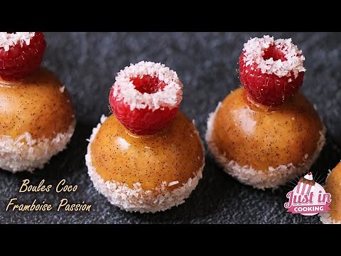 Recette des Boules Noix de Coco Framboise et Passion