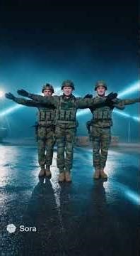 Army Schuffle Dance 🇩🇪💪🫡⚡️ #viral #fypシ #military #sora2