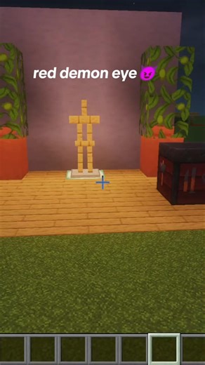 How to make red eye demon armor in minecraft 😱