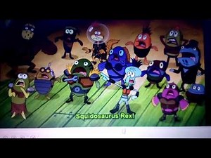 Squidonasaurus rex (spongebob sponge out of water)