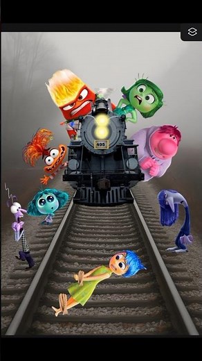 Who can save Joy | Inside out #joy #anger #disgust #anxiety