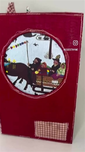 Handmade, Unique, Journal and Keepsake - “to Grandmother’s House We Go.” Cozeethyme/insta   Youtube for Flip Throughs. - Etsy