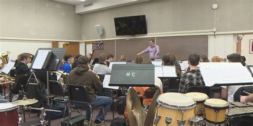 High school students prepare for Hastings College annual Honor Band and Choir Concert