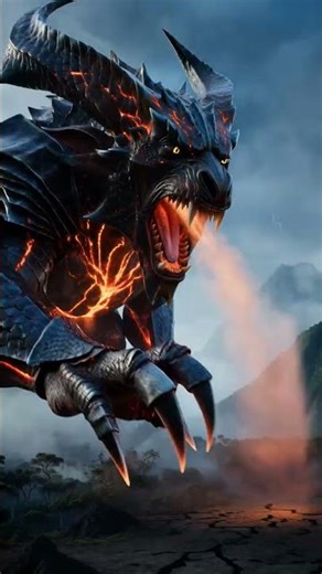 Giant AI Monster Attack Caught on Camera #aishorts #monster #shorts #animals