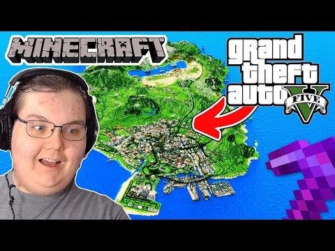Playing GTA 5 in Minecraft Come join up!