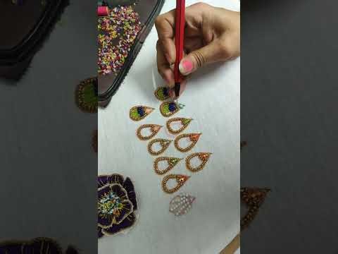 “Next Level Aari 3D Work 💎 Bridal Special Embroidery Tutorial”