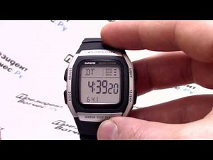Casio Illuminator W-96H-1A [W-96H-1AVEF] Watch - Video Review and Instructions from PresidentWatc...