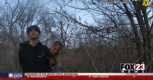 Body camera video in Tulsa County shows arrest of wanted man charged with harboring runaway teens