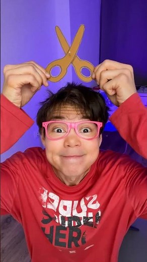 🧻 DIY Scissors Craft! ✨ Easy & Safe for Little Hands! #diy #kids