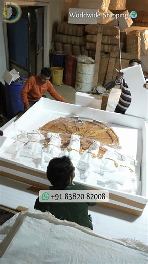 ✨ Konark Chakra & Seven Horse — Power, Progress & Eternal Energy #KonarkChakra #SevenHorses #DivineEnergy ✨ A powerful wall artwork combining the sacred Konark Chakra with Seven Horses, symbolizing time, movement, strength, and unstoppable progress. This dynamic composition brings positivity, balance, and forward momentum to any space. Crafted with premium washable material and a weather-resistant finish, this artwork is suitable for both interior and exterior placement. Long-lasting colors and 