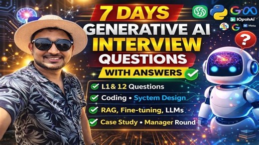 7-Day GenAI Interview Q A Series - Free | Aman Chauhan posted on the topic | LinkedIn