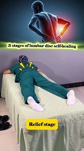 453K views · 8.7K reactions | The self-healing path of lumbar disc herniation has 3 stages: the acute stage, the remission stage, and the recovery stage. Understanding each stage helps you care properly and shorten the healing time. Would you like to learn more about each stage? #herniateddisc #selfhealing #spinalhealth #bodyrecovery #dailywellness | Taichi Guide | Facebook