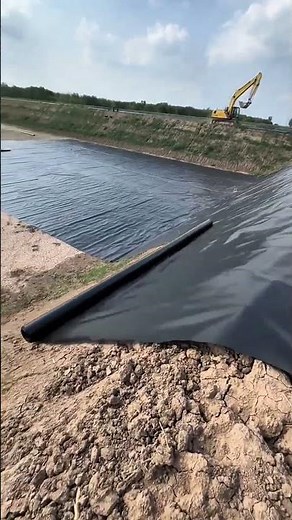 Rapid Deployment of Geosynthetic Pond Liners 💧