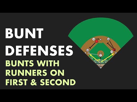 FIelding Bunts with 1st & 2nd Occupied - Bunt Defenses in Baseball