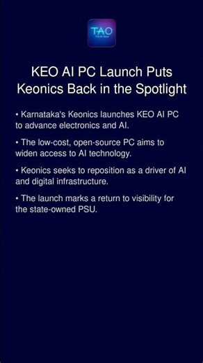 KEO AI PC Launch Puts Keonics Back in the Spotlight