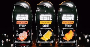 ESN Ultra Vitamin Syrup, Lemon Iced Tea, 65 ml, für 6 l Fertiggetränk, zuckerfreier Sirup mit Vitaminen, hochkonzentriert, zero Kalorien - made in Germany