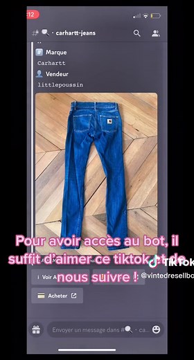 Un bot Vinted gratuit ? Tu veux te faire plus de 500€/mois avec un bot Vinted ? Rejoins nous sur Discord ! #vinted #bot #foryou #fypシ «#fyp #achatrevente #reseller #resell #botvinted #gratuit #astuce #tip