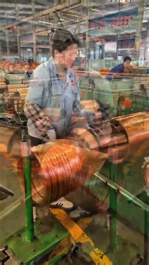 Copper Wire Coil Manufacturing Process – High-Speed Industrial Winding Machine