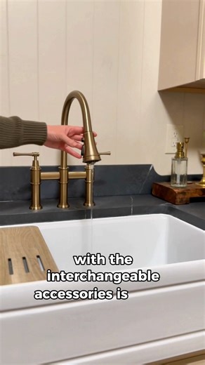 Kraus USA | Kitchen | Bathroom on Instagram: "A little kitchen glow-up starts with the right details. 💛✨ @karissaathome just unboxed the latest Kraus® Allyn Kitchen Faucet that features modern design, everyday performance, and a finish that elevates the whole space."