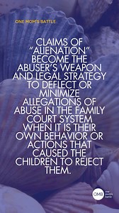 55 reactions · 14 shares | Show me someone claiming that they are “alienated” and I will show you someone waving a giant red flag. #divorcinganarcissist #narcissisticabuse #narcissism #emotionalabuse #gaslighting #coparentingwithanarcissist #postseparationabuse #familycourt | One Moms Battle | Facebook